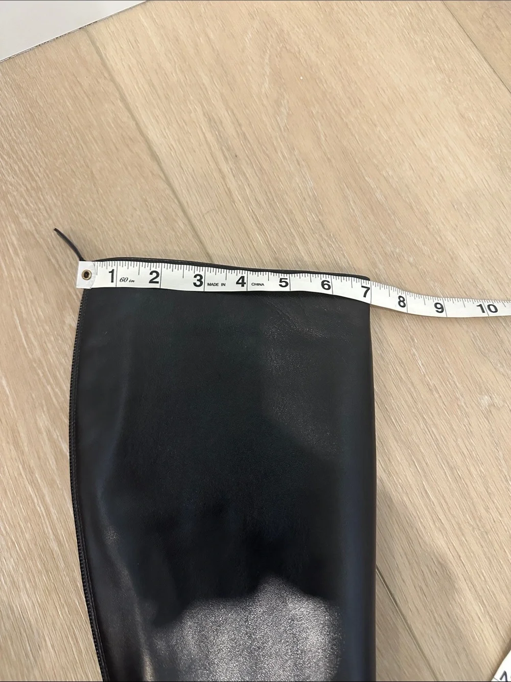 Anya Hindmarch Black Leather Over-the-Knee Kitten Heel Boots